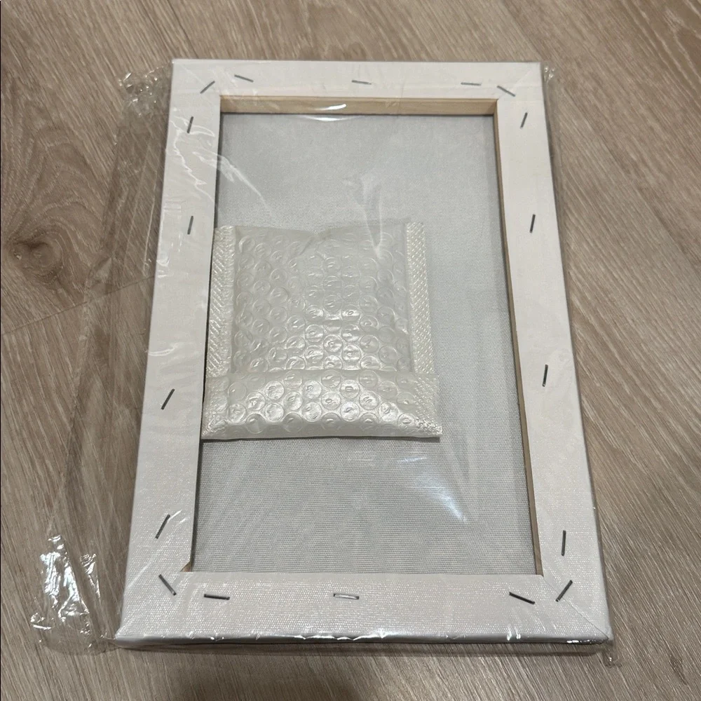 Leopard Print Lips Framed Canvas Wall Decor NEW 🏷️